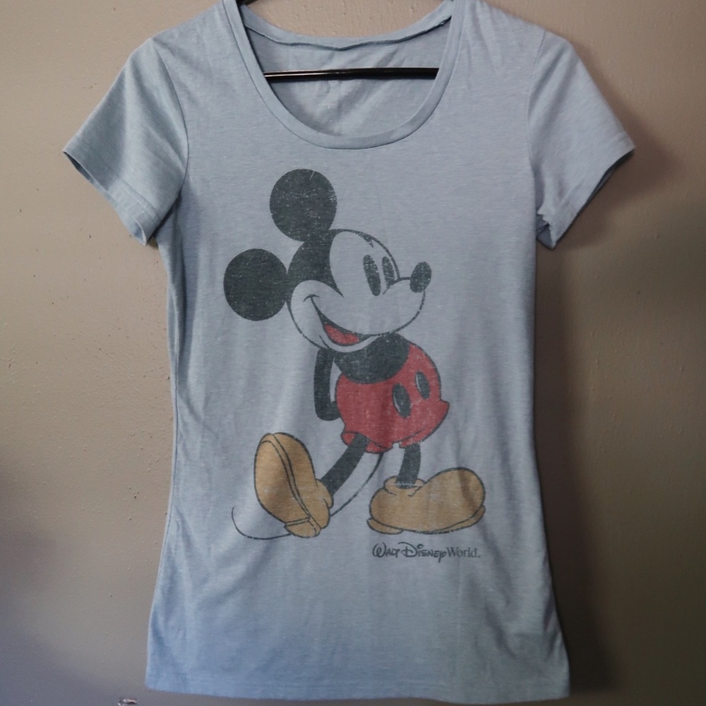 Blue Mickey Mouse Shirt